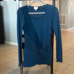 Anthropologie deletta long sleeve top